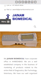 Mobile Screenshot of jainambiomedical.com